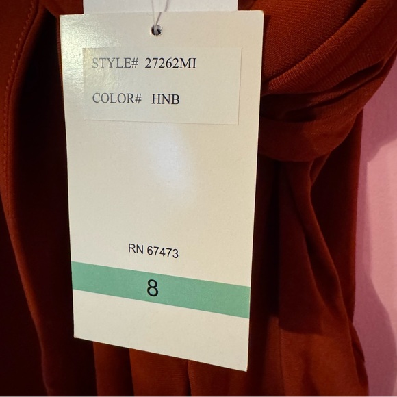 Julian Taylor Burnt Orange Cardigan - Picture 8 of 8